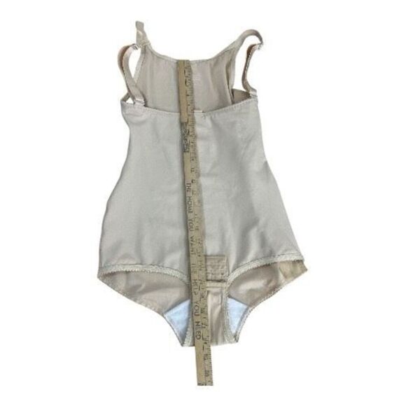 Isavela Compression Post Surgery Bodysuit Beige Large Side Zipper Hook & Eye - Picture 10 of 14